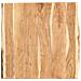 Piano del Tavolo in Legno Massello di Acacia 58x (50-60) x3,8 cm - Foto miniatura 1