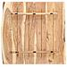 Piano del Tavolo in Legno Massello di Acacia 58x (50-60) x3,8 cm - Foto miniatura 3