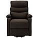 Poltrona Alzapersona Reclinabile Marrone Scuro in Tessuto - Foto miniatura 2