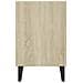 Mobile TV con Gambe in Metallo Rovere Sonoma 103,5x30x50 cm - Foto miniatura 3