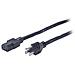 8ft Power Cord, NEMA 5-15P, 2,44m, Nero - Foto miniatura 1