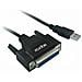 appC26, USB 2.0, DB25, Maschio / femmina, Nero, Plastica, Scatola - Foto miniatura 4
