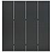 Paravento A 4 Pannelli Antracite 160x180 Cm In Acciaio - Foto miniatura 2