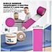 Nastro Kinesiologico 5m X 5cm, Kinesio Tape Con E-book Con Esempi Applicazione, Cerotto Muscolare, Taping Forte Resistente Elastico (2 X Rosa) - Foto miniatura 5