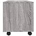 Mobile Tv Con Ruote Grigio Sonoma 90x35x35cm Legno Multistrato - Foto miniatura 7