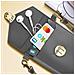 Pochette Per Smartphone Con Finestra Touch E Tracolla Da 1m40 Grigio Scuro - Foto miniatura 6