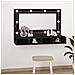 Mobile A Specchio Con Led Nero 90x31,5x62 Cm - Foto miniatura 3