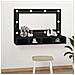 Mobile A Specchio Con Led Nero 90x31,5x62 Cm - Foto miniatura 1