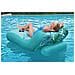 43402 galleggiante da piscina e da spiaggia Blu Immagine PVC Sedia a sdraio galleggiante - Foto miniatura 18