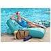 43402 galleggiante da piscina e da spiaggia Blu Immagine PVC Sedia a sdraio galleggiante - Foto miniatura 8