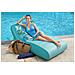 43402 galleggiante da piscina e da spiaggia Blu Immagine PVC Sedia a sdraio galleggiante - Foto miniatura 12