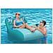 43402 galleggiante da piscina e da spiaggia Blu Immagine PVC Sedia a sdraio galleggiante - Foto miniatura 11