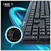 Tastiera USB NGS-KEYBOARD-0345  per Casa e Ufficio (Layout Francese) Colore Nero - Foto miniatura 2