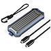 OTPX-G2 Box Esterno SSD Enclosure M. 2 NVME Type-C - Grigio-Blu - Foto miniatura 1