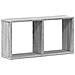 Mobile A Parete 60x16x30 Cm Grigio Sonoma In Legno Multistrato - Foto miniatura 2