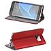 Smart Book Custodia A Libro Poket Flip Cover Case Per Apple Iphone 16 Plus Red - Foto miniatura 4