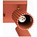 Lampada Da Soffitto Karbon 4 Rosso Ocra Sl. 1640 - Minimalista Lampada Da Soffitto Ocra Rossa 16.5x25x25 Cm - Foto miniatura 6