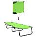 Lettino Prendisole 2 pcs Portatile Verde in Tessuto Oxford 600D - Foto miniatura 9