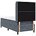 Letto Box Spring con Materasso Grigio Scuro 90x200 cm in Velluto - Foto miniatura 7