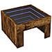 Tavolino da Salotto con LED Infinity Rovere Fumo 50x50x30 cm - Foto miniatura 3