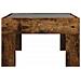 Tavolino da Salotto con LED Infinity Rovere Fumo 50x50x30 cm - Foto miniatura 6