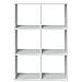 Libreria Divisorio Bianca 69,5x29x103,5 cm in Truciolato - Foto miniatura 5