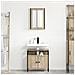 Set di Armadietti per Bagno a 2 Pezzi Rovere Ingegnerizzato - Foto miniatura 2