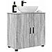 Mobile da Bagno Grigio sonoma 61 x 35 x 64 cm Legno multistrato - Foto miniatura 3