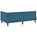 Cornice del letto ad angolo Blu 100 cm x 200 cm Velluto - Foto miniatura 8