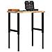 Banco Lavoro 80x60x(73-99,5) cm Legno di Faggio Rettangolare - Foto miniatura 2