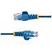 Cavo Ethernet CAT6 Blu da 10m; Patch UTP con Plug RJ45 Antigroviglio e Rilievi di Trazione, Cavo Lan Slim in Rame Puro 28AWG, Sottoposto a test Fluke - Foto miniatura 5