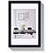 Steel Style Cornice In Plastica 30x40 Nero - Foto miniatura 1