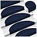 Tappetini per scale autoadesivi 30 pz 56x17x3 cm blu navy semicircolari - Foto miniatura 5