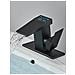 Rubinetto per lavabo da bagno, Blackswan, tipo M292, modello smart nero opaco, con display LCD, dimensioni 13 cm - Foto miniatura 2