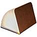 Lampada Decorativa Pieghevole A Led Da 400 Lumen Per Libri, Marrone - Foto miniatura 4