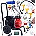 Pompa Airless Red Strong Storm 1100 Rss05 - 3500w, 22mpa, 18l /min | Set Con Pistola, Lancia, Filtri, Manometro, Accessori Verniciatura - Foto miniatura 1