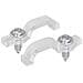 Clip per Striscia LED 2 pcs Trasparente 23,8 x 7,3 x 4,3 mm - Foto miniatura 1
