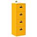 Armadio per File con cassetto Giallo senape 44 x 50 x 106.5 cm - Foto miniatura 3
