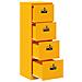 Armadio per File con cassetto Giallo senape 44 x 50 x 106.5 cm - Foto miniatura 6