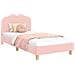 Struttura letto bambini con testata Rosa 80 x 200 cm - Foto miniatura 3