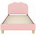 Struttura letto bambini con testata Rosa 80 x 200 cm - Foto miniatura 4