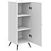 Credenza Bianco Lucido 33 x 34,5 x 90 cm Legno ingegnerizzato - Foto miniatura 3