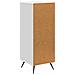 Credenza Bianco Lucido 33 x 34,5 x 90 cm Legno ingegnerizzato - Foto miniatura 6