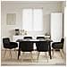 Sedie da pranzo 6 pcs Bouclé Nero 59 x 57 x 85 cm - Foto miniatura 2