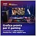 Legion Pro 27Q-10 - Monitor Gaming 26.5" QD-OLED Flat QHD 2560x1440 0 280Hz 0.03ms - AMD FreeSync Premium Pro + VESA AdaptiveSync 2xHDMI 2.1 + 1xDP 1.4 - Stand Height + Tilt + Swivel + Pivot Cavo HDMI + DP + USB A /B incluso - Foto miniatura 2
