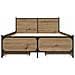 Struttura letto con testata Rovere Artigianale 80 x 200 cm - Foto miniatura 2