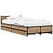 Struttura letto con testata Rovere Artigianale 80 x 200 cm - Foto miniatura 1