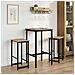 Sgabello da bar 2 pz Rovere Sonoma 40 x 32 x 74 cm - Foto miniatura 2