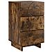 Comodino Rovere affumicato 33,5 x 34,5 x 60 cm Legno composito - Foto miniatura 1