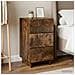 Comodino Rovere affumicato 33,5 x 34,5 x 60 cm Legno composito - Foto miniatura 2